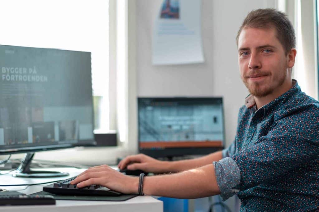 Anton Landström, Utvecklare/Designer, EZ Web